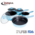 8 PCS Non-stick Carbon Steel Cookware Set